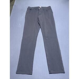 Swet Tailor Mens Gray Pants Size 33x32 Stretch Golf Causal Preppy